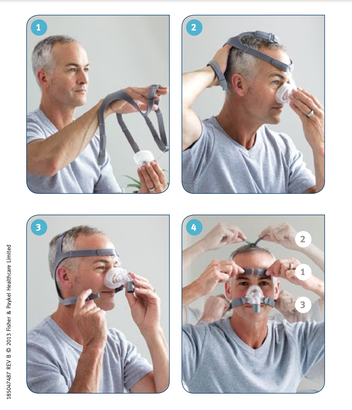Fisher & Paykel Eson  Nasalmaske  inkl. Ersatzkissen - CPAP Schlaftherapie Maske gegen Schlafapone