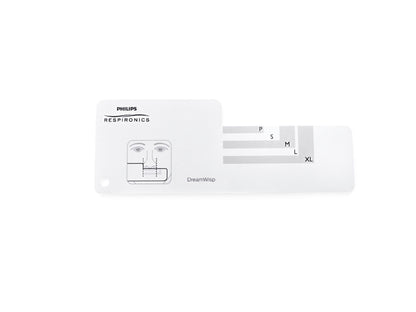 Philips aanpassjabloon voor DreamWisp neusmasker