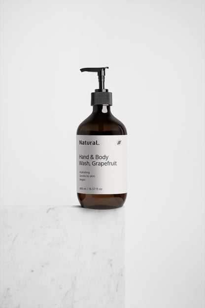 Natural. Hand & Body Wash, Grapefruit